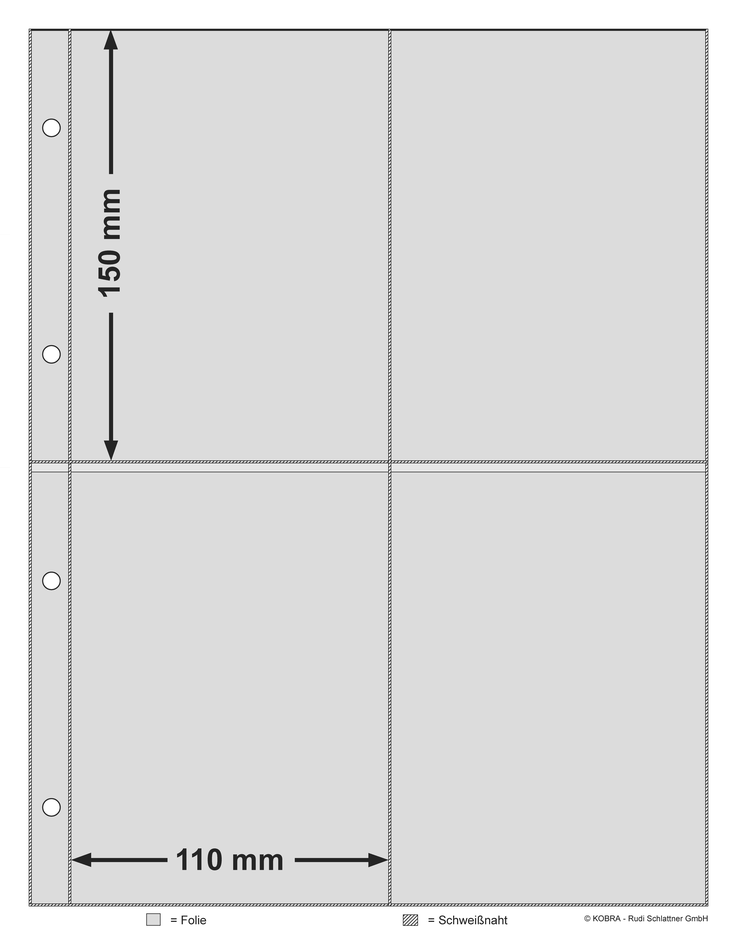 Ersatzblätter für Lageralbum