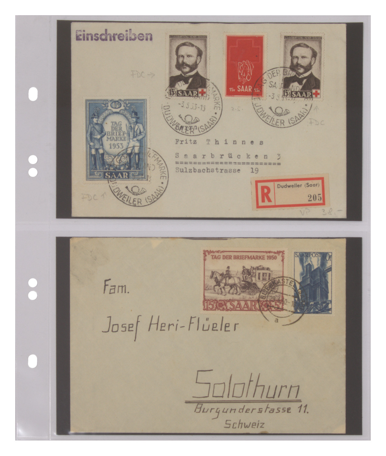 Ersatzblätter für Doppel-FDC-, Banknoten- und Münzkarten-/Coincards-/Telefonkartenalben