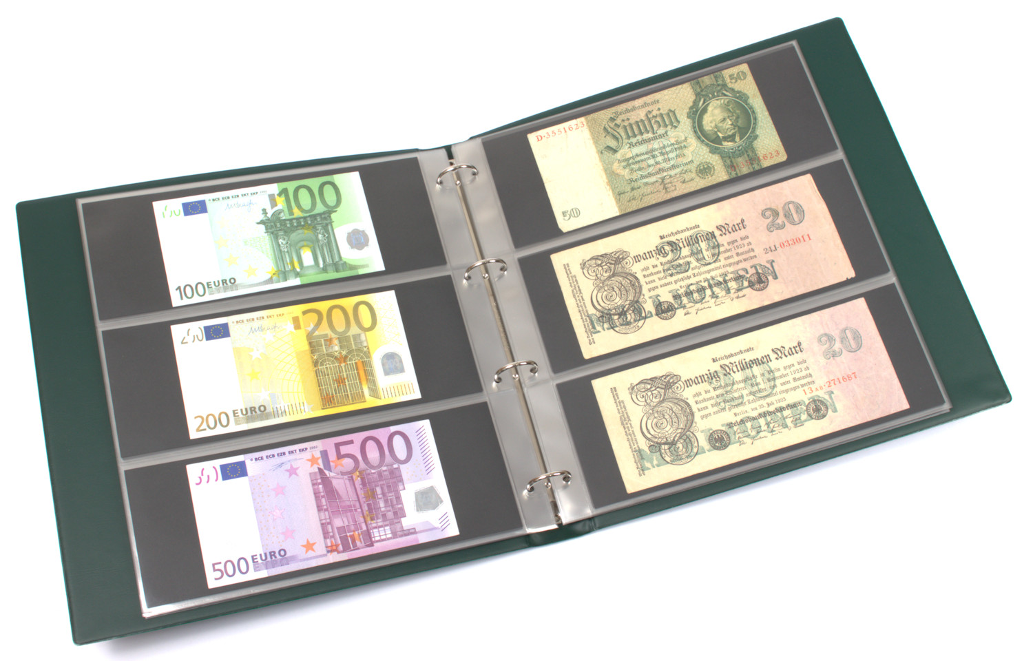 Banknotenalbum Großformat