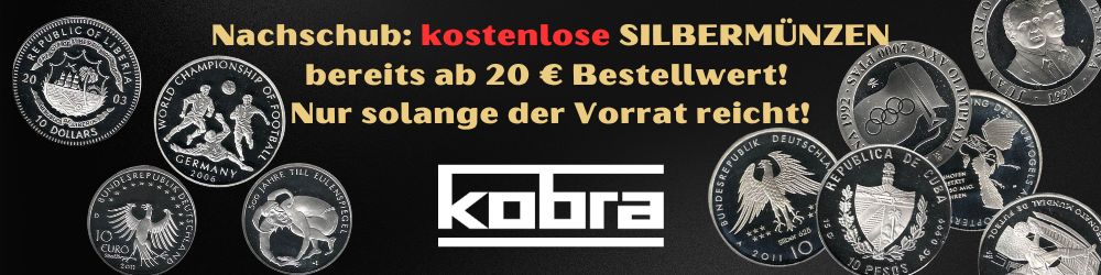 Silbermünzen kostenlos zur Bestellung